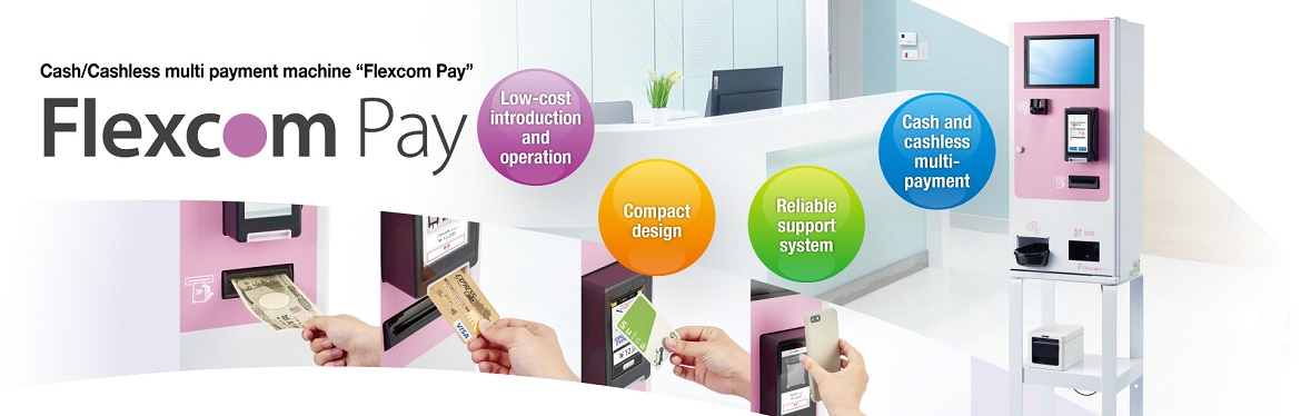 Cash / Cashless Payment Kiosk Flexcom Pay